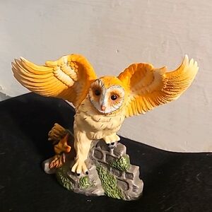 Autumn Owl Figurine